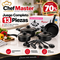 ChefMaster™ | Juego Premium Completo 13 Piezas | 70 % OFF BLACK FRIDAY DESCUENTOS ANTICIPADOS